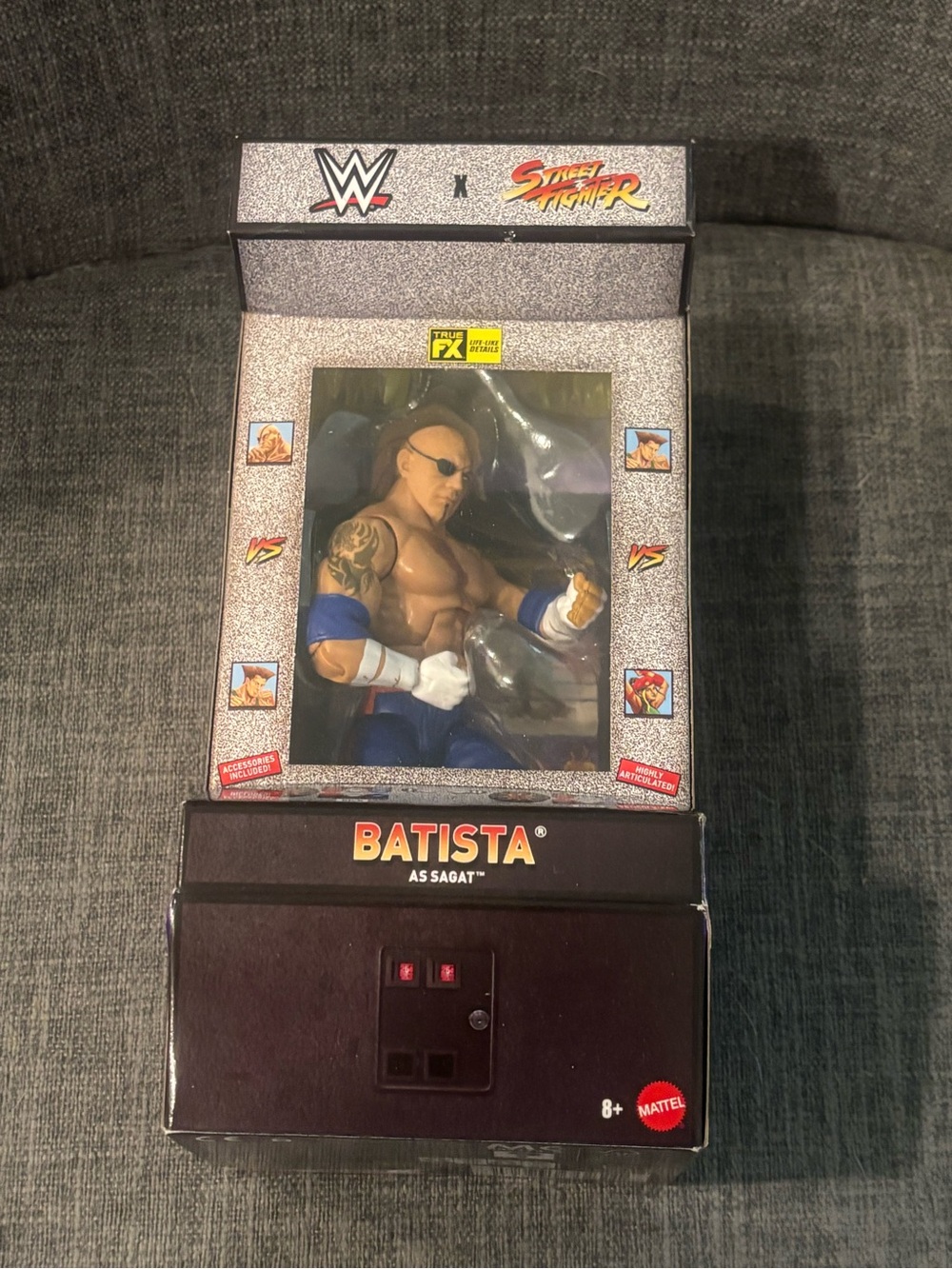 Batista WWE Elite Collection Street Fighter Edition Action Figure New in Box